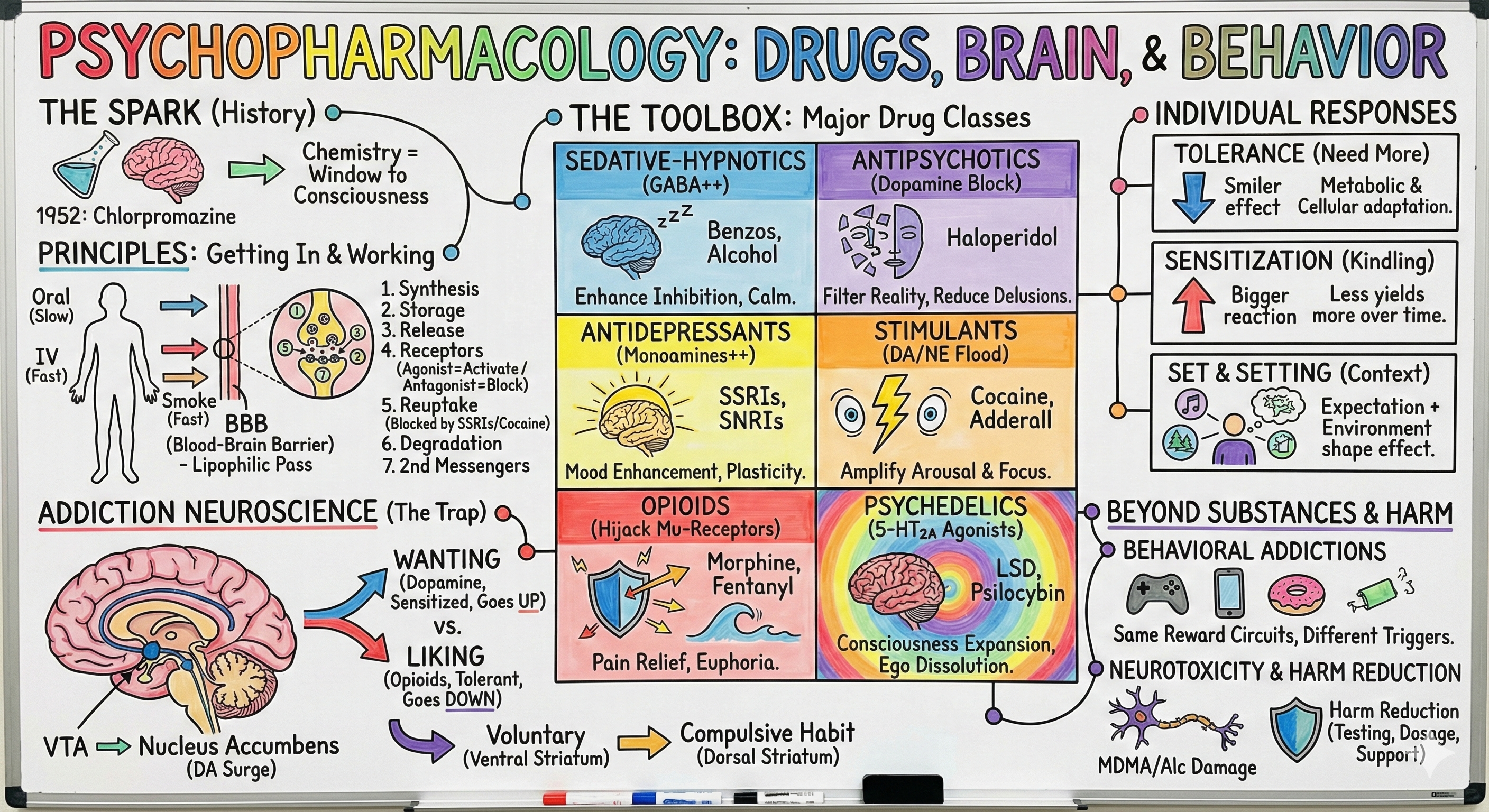 Psychopharmacology Visual Summary